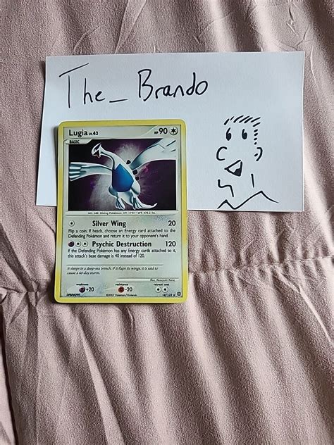 Pokémon TCG Lugia LV. 43 Secret Wonders 14/132 Holo Swirl